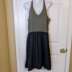 Dolan Left Coast Collection Anthropologie Green/Black Knit Sleeveless Dress - M